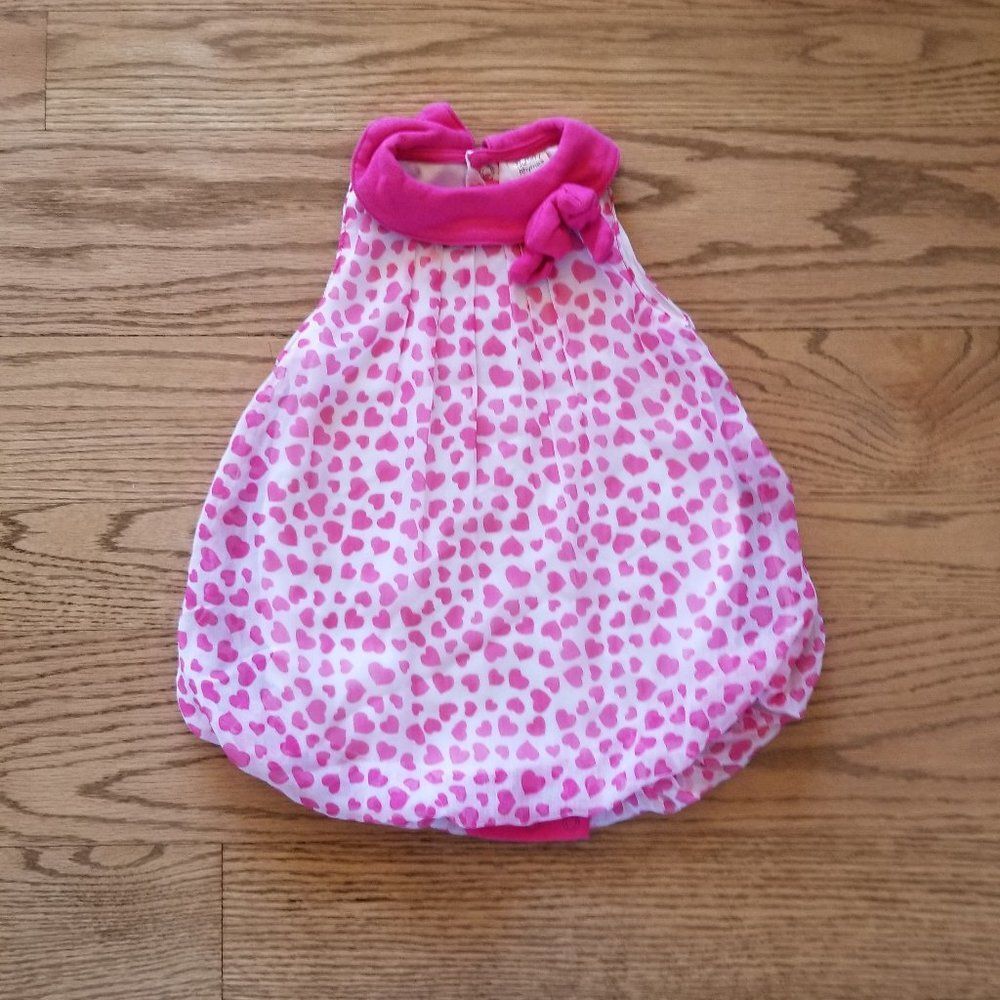 Nursery Rhyme 9M Pink Bubble One Piece / Dress EUC